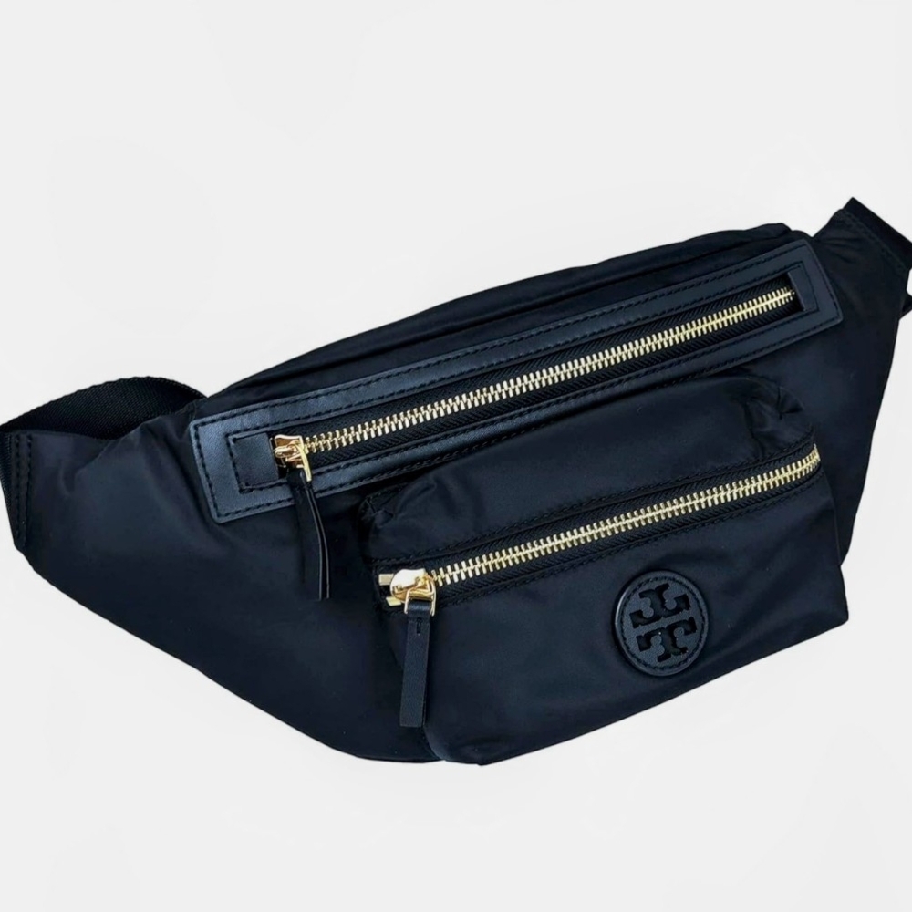 Tory Burch Navy Belt Bag Sleek Design